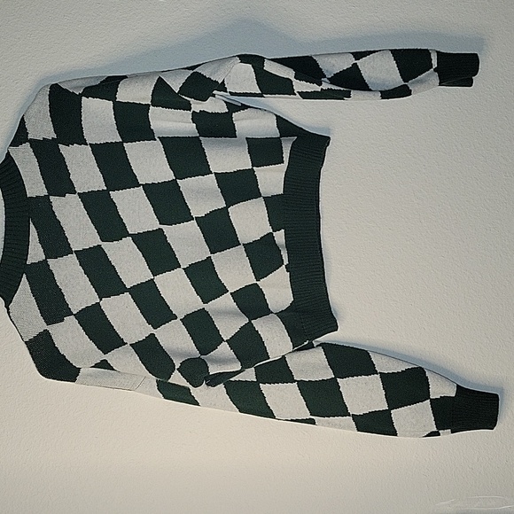 HOLLISTER Sweater, S, White/ Green, VGUC - Picture 5 of 9